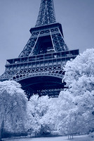 Eiffel tower - IR with color